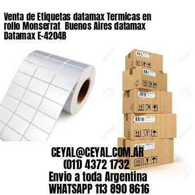 Venta de Etiquetas datamax Termicas en rollo Monserrat  Buenos Aires datamax Datamax E-4204B