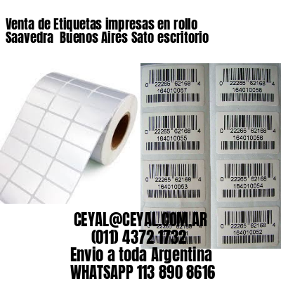 Venta de Etiquetas impresas en rollo Saavedra  Buenos Aires Sato escritorio