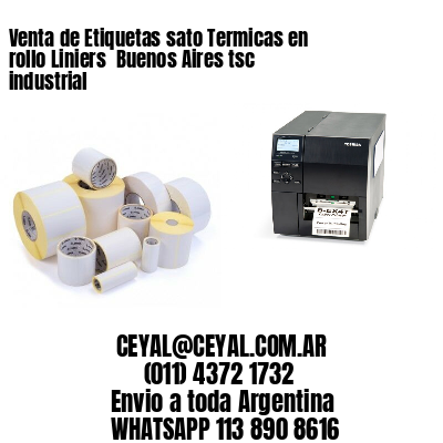 Venta de Etiquetas sato Termicas en rollo Liniers  Buenos Aires tsc industrial