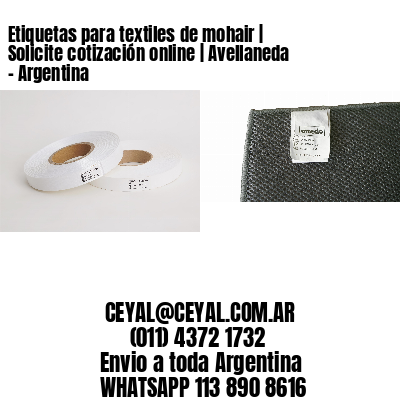 Etiquetas para textiles de mohair | Solicite cotización online | Avellaneda – Argentina