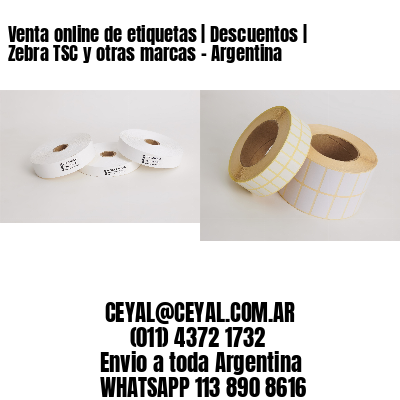 Venta online de etiquetas | Descuentos | Zebra TSC y otras marcas – Argentina