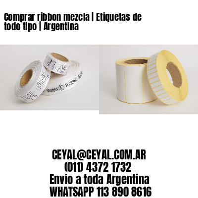 Comprar ribbon mezcla | Etiquetas de todo tipo | Argentina