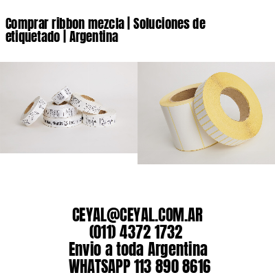 Comprar ribbon mezcla | Soluciones de etiquetado | Argentina