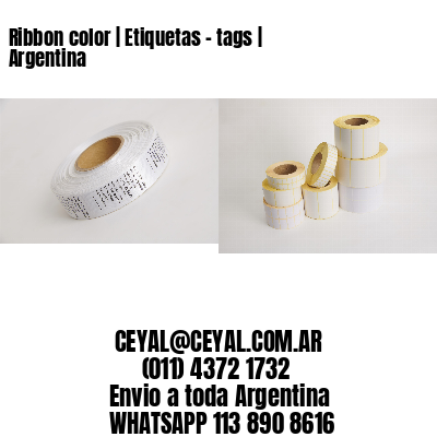 Ribbon color | Etiquetas – tags | Argentina