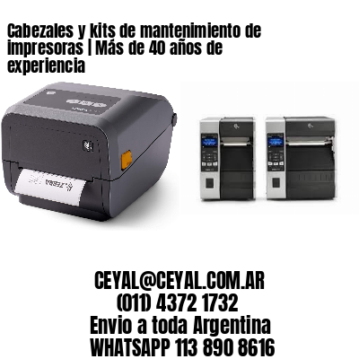 Cabezales y kits de mantenimiento de impresoras | Más de 40 años de experiencia