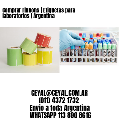 Comprar ribbons | Etiquetas para laboratorios | Argentina