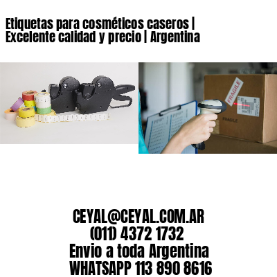 Etiquetas para cosméticos caseros | Excelente calidad y precio | Argentina