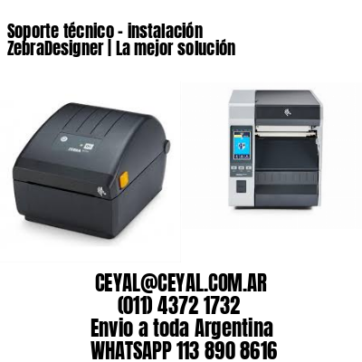 Soporte técnico – instalación ZebraDesigner | La mejor solución