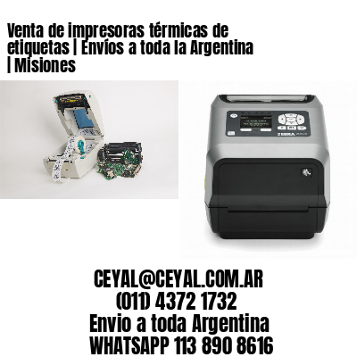 Venta de impresoras térmicas de etiquetas | Envíos a toda la Argentina | Misiones