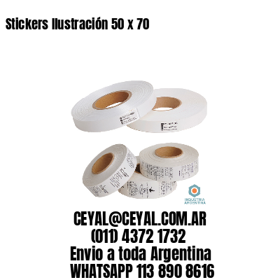Stickers Ilustración 50 x 70