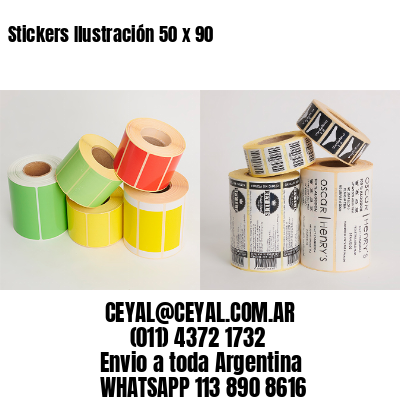 Stickers Ilustración 50 x 90