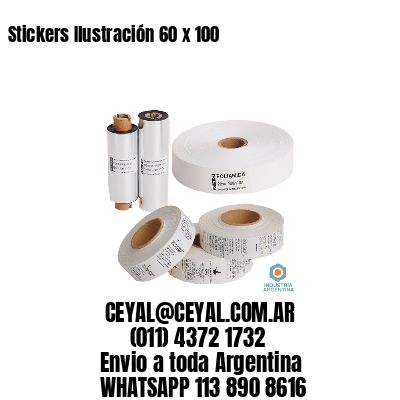 Stickers Ilustración 60 x 100