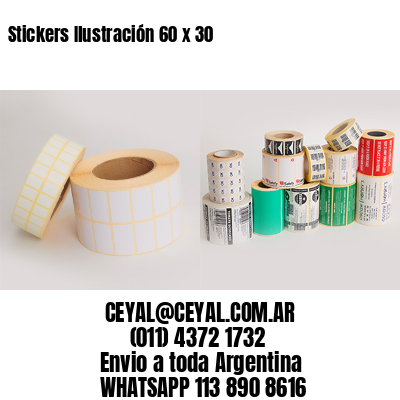 Stickers Ilustración 60 x 30