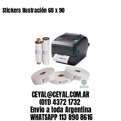 Stickers Ilustración 60 x 90