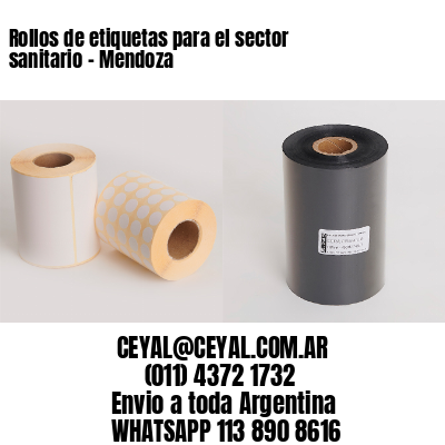 Rollos de etiquetas para el sector sanitario - Mendoza