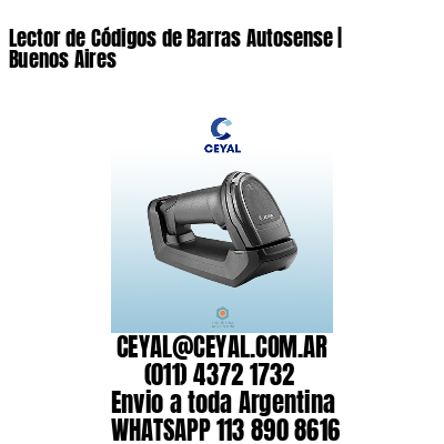 Lector de Códigos de Barras Autosense | Buenos Aires