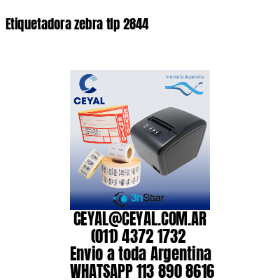 Etiquetadora zebra tlp 2844