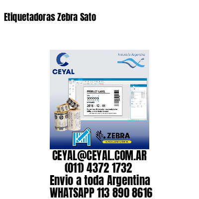 Etiquetadoras Zebra Sato
