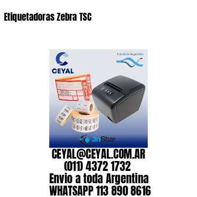 Etiquetadoras Zebra TSC
