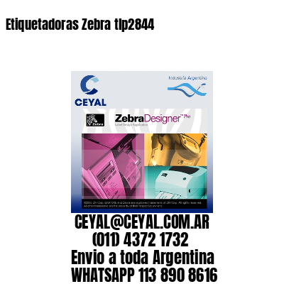 Etiquetadoras Zebra tlp2844
