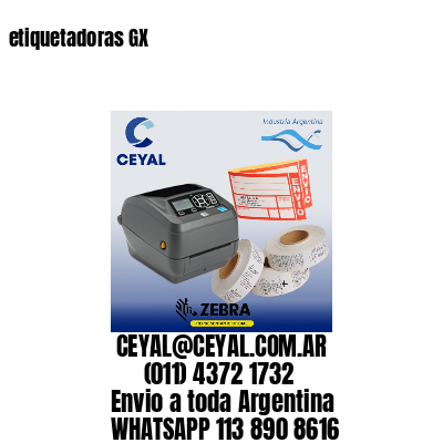 etiquetadoras GX
