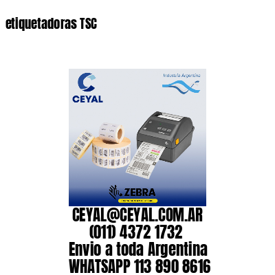 etiquetadoras TSC