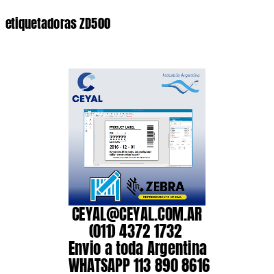 etiquetadoras ZD500