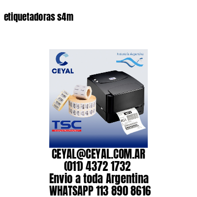etiquetadoras s4m