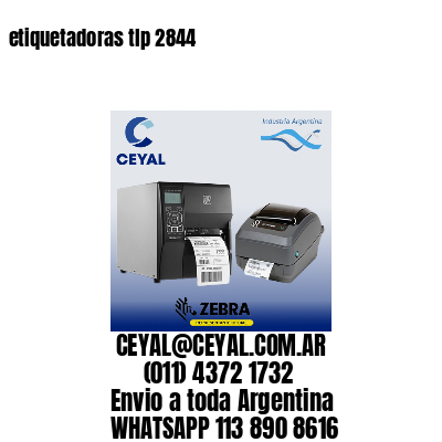 etiquetadoras tlp 2844