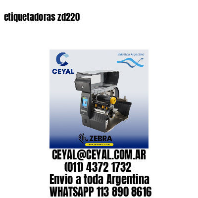 etiquetadoras zd220