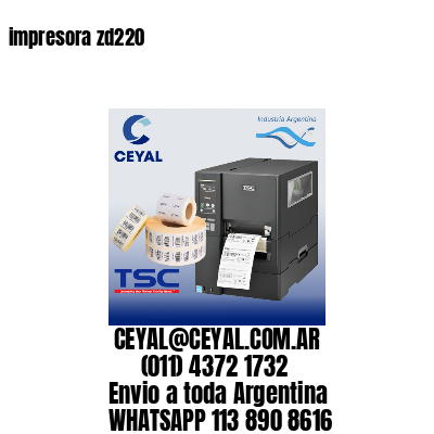 impresora zd220