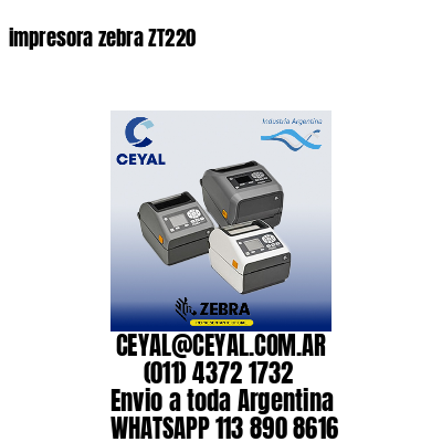 impresora zebra ZT220