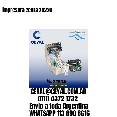 impresora zebra zd220