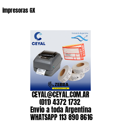 impresoras GX