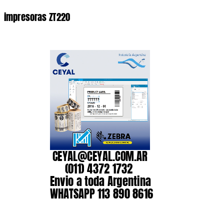 impresoras ZT220