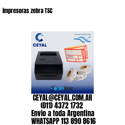 impresoras zebra TSC