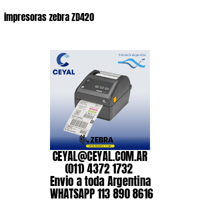 impresoras zebra ZD420