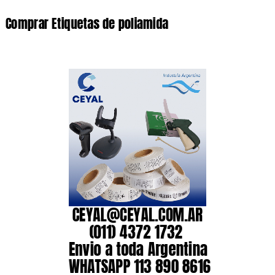Comprar Etiquetas de poliamida
