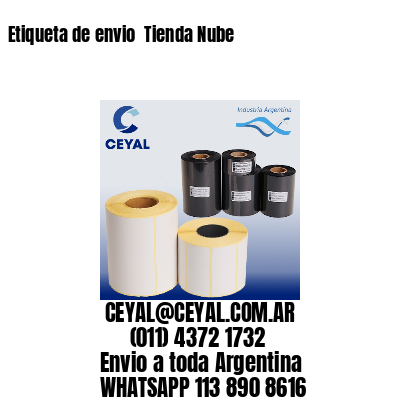 Etiqueta de envio  Tienda Nube