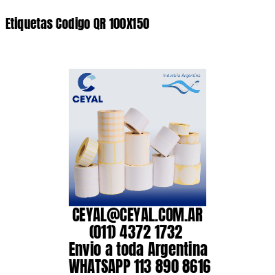 Etiquetas Codigo QR 100X150