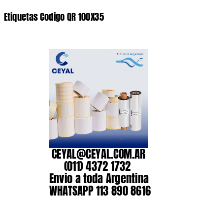 Etiquetas Codigo QR 100X35