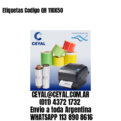 Etiquetas Codigo QR 110X50