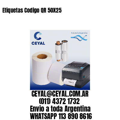 Etiquetas Codigo QR 50X25