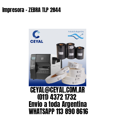 impresora – ZEBRA TLP 2844