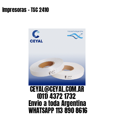 impresoras – TSC 2410