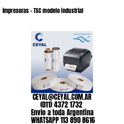 impresoras – TSC modelo industrial