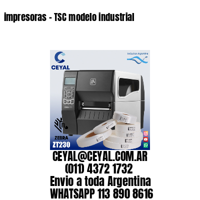 impresoras – TSC modelo industrial