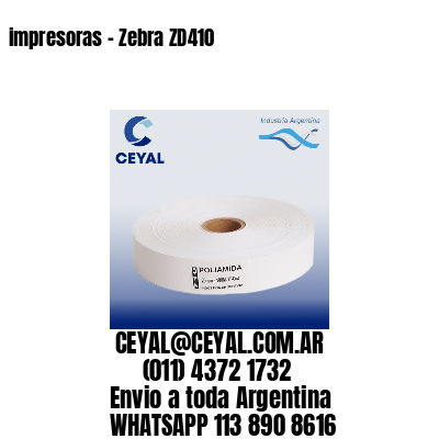 impresoras – Zebra ZD410