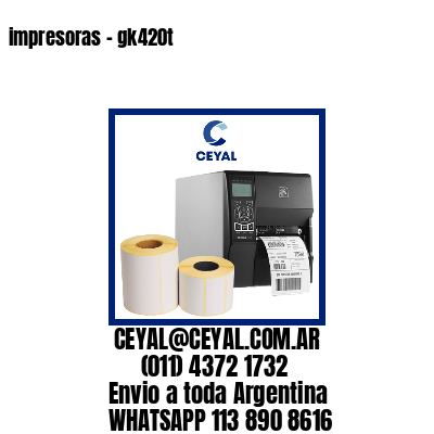 impresoras – gk420t