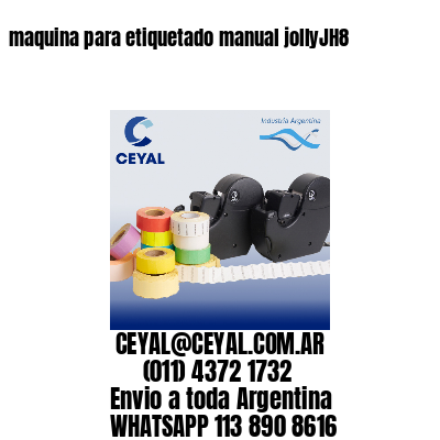maquina para etiquetado manual jollyJH8